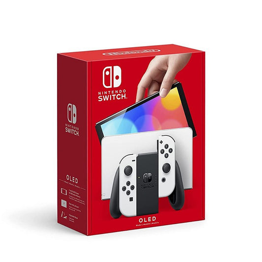 Nintendo Switch Oled with White Joy‑Con